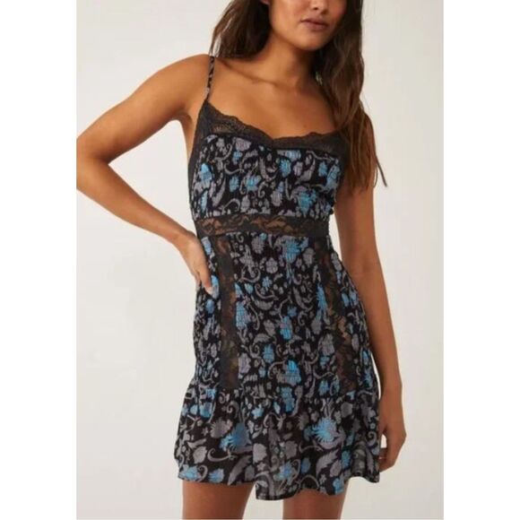 NWT Free people last night slip dress, Sm $118 G22 - Picture 1 of 9